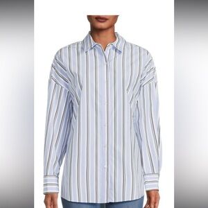 On 34th Cotton Long Sleeved Button Down Shirt |